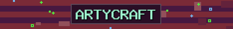 ArtyCraft Network Minecraft server banner