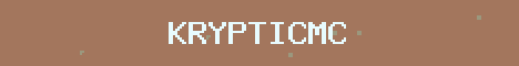 KrypticMC Minecraft server banner