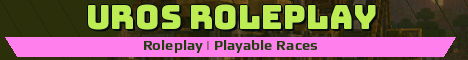 Uros Roleplay Minecraft server banner