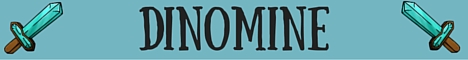 Dinomine Minecraft server banner