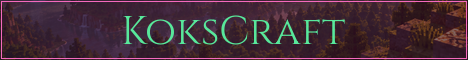 KoksCraft Minecraft server banner