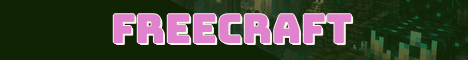 FreeCraft Minecraft server banner