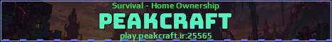 PeakCraft Minecraft server banner