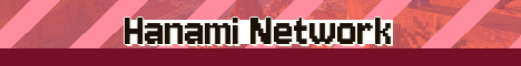 Hanami Network Minecraft server banner