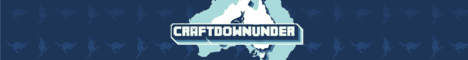 Craft Down Under Minecraft server banner