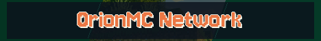 OrionMC Network Minecraft server banner
