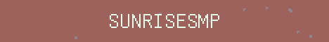 SunriseSMP Minecraft server banner