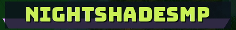 NightshadeSMP Minecraft server banner