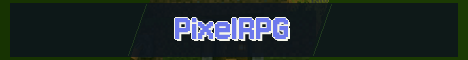PixelRPG Minecraft server banner