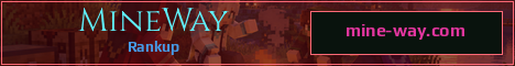 MineWay Minecraft server banner