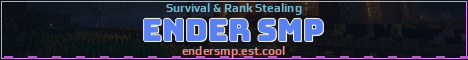 Ender SMP Minecraft server banner