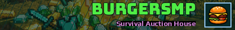 BurgerSMP Minecraft server banner