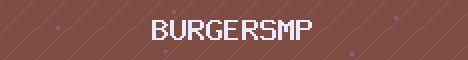 BurgerSMP Minecraft server banner