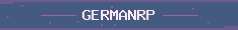 GermanRP Minecraft server banner