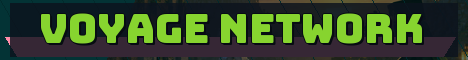 Voyage Network Minecraft server banner