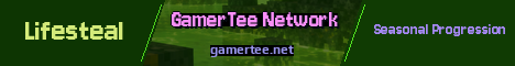 GamerTee Network Minecraft server banner