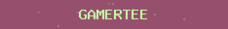 GamerTee Network Minecraft server banner