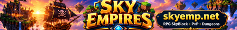 Sky Empires Minecraft server banner