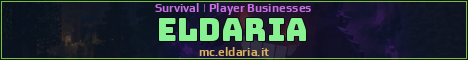 Eldaria Minecraft server banner