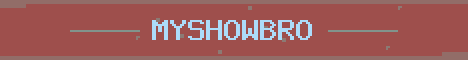 MyShowBro Minecraft server banner