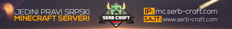 SERB-CRAFT Minecraft server banner