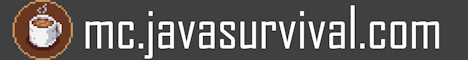 Java Survival Minecraft server banner