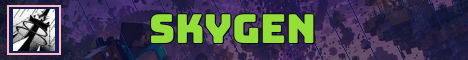 Skygen Minecraft server banner