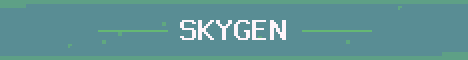 Skygen Minecraft server banner