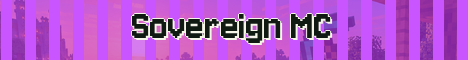 Sovereign MC Minecraft server banner