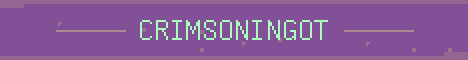 crimsoningot.net Minecraft server banner