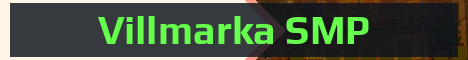Villmarka SMP Minecraft server banner