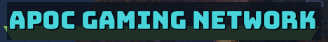 APOC Gaming Network Minecraft server banner