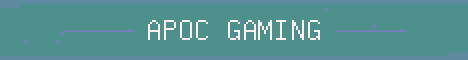 APOC Gaming Network Minecraft server banner