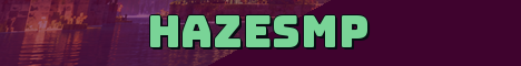 HazeSMP Minecraft server banner