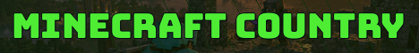 Minecraft Country Minecraft server banner
