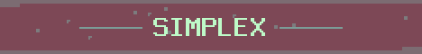 Simplex Minecraft server banner