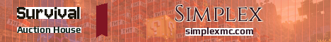 Simplex Minecraft server banner