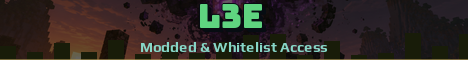 l3e Minecraft server banner