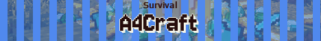 A4Craft Minecraft server banner