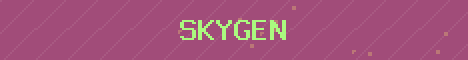 Skygen Minecraft server banner