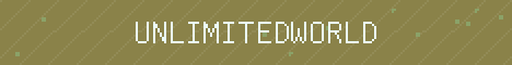 Unlimitedworld Minecraft server banner