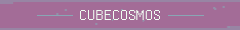 CubeCosmos Minecraft server banner