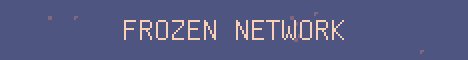 Frozen Network Minecraft server banner