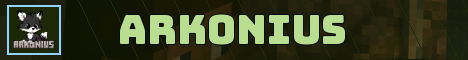 Arkonius Minecraft server banner