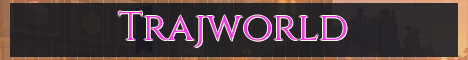 Trajworld Minecraft server banner