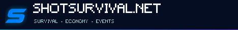 Shot Survival Minecraft server banner