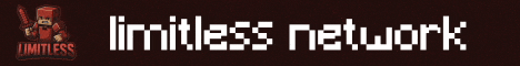 Limitless Network Minecraft server banner
