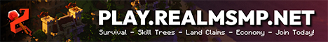 RealmSMP Minecraft server banner