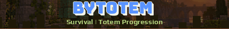 ByTotem Minecraft server banner