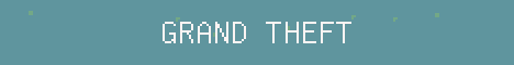 Grand Theft Minecart Minecraft server banner